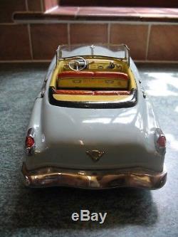 Rare 1950 Cadillac Convertible BIG Japan Tin Car Nomura TN Tinplate battery toy