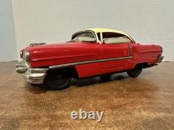 Rare 1950'S Japan IRCO Musical Cadillac Tin Toy Car Vintage