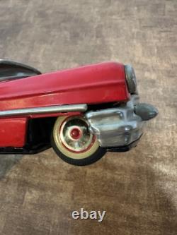 Rare 1950'S Japan IRCO Musical Cadillac Tin Toy Car Vintage