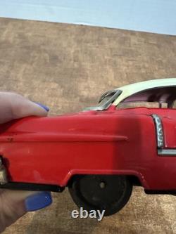 Rare 1950'S Japan IRCO Musical Cadillac Tin Toy Car Vintage