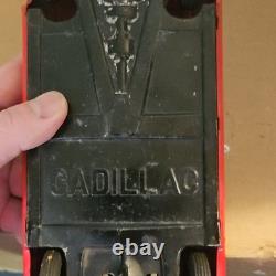 Rare 1960s Baudai Cadillac Vintage Tin Toy Car Convertible