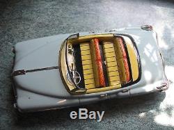 Rare 50's Cadillac Convertible BIG Japan Tin Car Nomura battery TINPLATE TOY
