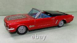 Rare'60s battery operated Ford Mustang convertible tin-plate car by Yonezawa