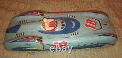 Rare Greek Formula Car Litho Tin Toy from late 50