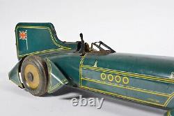 Rare Gunthermann'Captain Campbell's Bluebird' Clockwork Tin-Plate Car 1930'S
