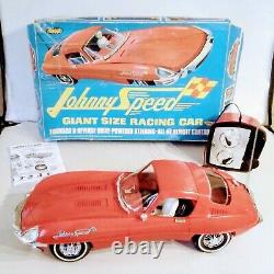 Rare LARGE Triang 1960s Toppers Johnny Speed Car (SUPERB) Boxed