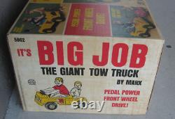 Rare Marx 5862 Big Job Tow Truck Pedal Car Mint Sealed Boxed with Mailer Box #D68