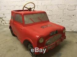 Rare Mini Cooper Pedal Car