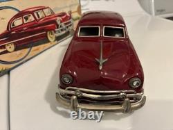 Rare Minty. Gunthermann 11 Inch 1949 Ford Custom Sedan Tin Windup Car