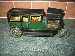 Rare Moko Limousine Car 1920 Lwb 6 Cyl Tinplate Germany Wind Up Antique Tin Toy
