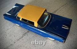 Rare NOMURA TN 1959 Tin Friction Oldsmobile Super 88 Tin Car. 10 inch, Japan