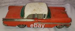 Rare Orange Yonezawa Mercury Montclear Tin Toy Car Rebuild