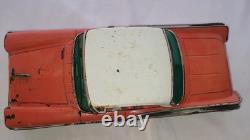Rare Orange Yonezawa Mercury Montclear Tin Toy Car Rebuild