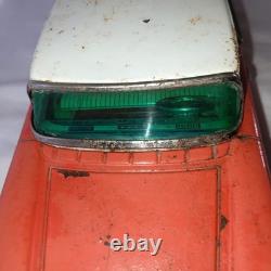 Rare Orange Yonezawa Mercury Montclear Tin Toy Car Rebuild