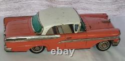Rare Orange Yonezawa Mercury Montclear Tin Toy Car Rebuild