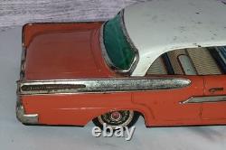 Rare Orange Yonezawa Mercury Montclear Tin Toy Car Rebuild
