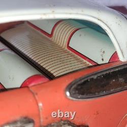 Rare Orange Yonezawa Mercury Montclear Tin Toy Car Rebuild
