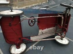 Rare Original Vintage 1950s Triang Comet Pedal Car