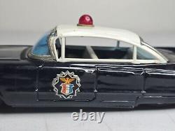 Rare S&E Suzuki Japan Tin Friction Cadillac Highway Patrol Car Collectible