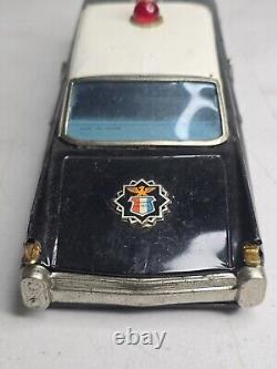 Rare S&E Suzuki Japan Tin Friction Cadillac Highway Patrol Car Collectible