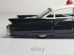 Rare S&E Suzuki Japan Tin Friction Cadillac Highway Patrol Car Collectible