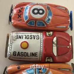 Rare Set Of 7 1957 Vintage Japan TIN TOY CAR 2.5 Mini Collectible