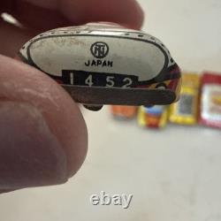 Rare Set Of 7 1957 Vintage Japan TIN TOY CAR 2.5 Mini Collectible Rare Set Of 7 1957 Vintage Japan TIN TOY CAR 2.5 Mini Collectible