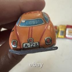 Rare Set Of 7 1957 Vintage Japan TIN TOY CAR 2.5 Mini Collectible