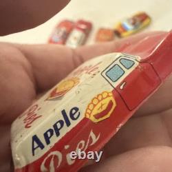 Rare Set Of 7 1957 Vintage Japan TIN TOY CAR 2.5 Mini Collectible
