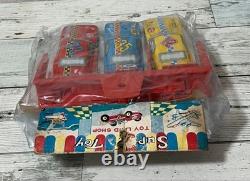 Rare Showa Retro Nomura Japan Tin Toy Racing Cars Vintage 3pcs Set