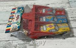 Rare Showa Retro Nomura Japan Tin Toy Racing Cars Vintage 3pcs Set