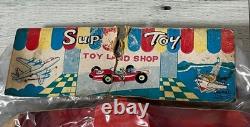 Rare Showa Retro Nomura Japan Tin Toy Racing Cars Vintage 3pcs Set
