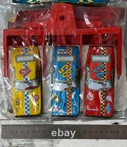 Rare Showa Retro Nomura Japan Tin Toy Racing Cars Vintage 3pcs Set