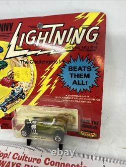 Rare Vintage 1969 Topper Toys Johnny Lightning 32 Ford Hot Rod 310 Green USA moc