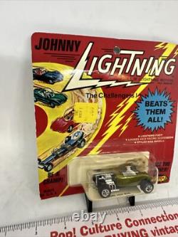 Rare Vintage 1969 Topper Toys Johnny Lightning 32 Ford Hot Rod 310 Green USA moc