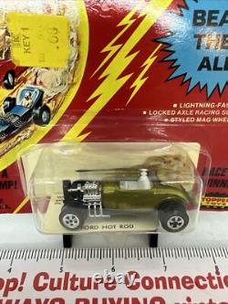 Rare Vintage 1969 Topper Toys Johnny Lightning 32 Ford Hot Rod 310 Green USA moc