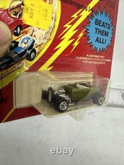 Rare Vintage 1969 Topper Toys Johnny Lightning 32 Ford Hot Rod 310 Green USA moc