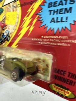 Rare Vintage 1969 Topper Toys Johnny Lightning 32 Ford Hot Rod 310 Green USA moc