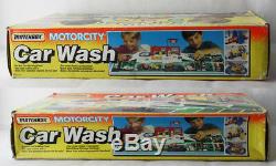 Rare Vintage 1993 Matchbox Motorcity Car Wash Playset New Sealed