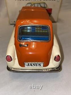 Rare Vintage Bandai 751 ZUENDAPP JANUS Tin Friction Car EXIB