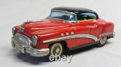 Rare Vintage Japan Sankei Tinplate Litho 1953 Buick Special Fat Car Friction EXC