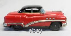 Rare Vintage Japan Sankei Tinplate Litho 1953 Buick Special Fat Car Friction EXC