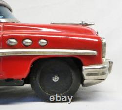 Rare Vintage Japan Sankei Tinplate Litho 1953 Buick Special Fat Car Friction EXC
