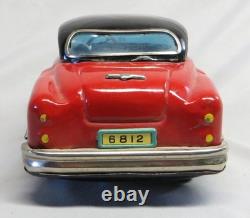 Rare Vintage Japan Sankei Tinplate Litho 1953 Buick Special Fat Car Friction EXC