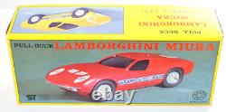 Rare Vintage KANTO TOYS Miura Style Pullback Car Red Japan Die-Cast Plastic Toy