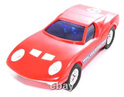 Rare Vintage KANTO TOYS Miura Style Pullback Car Red Japan Die-Cast Plastic Toy