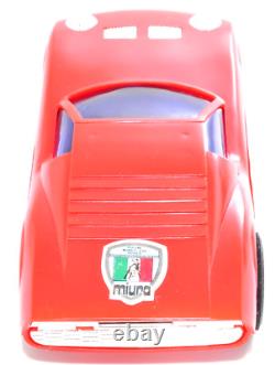 Rare Vintage KANTO TOYS Miura Style Pullback Car Red Japan Die-Cast Plastic Toy