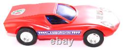 Rare Vintage KANTO TOYS Miura Style Pullback Car Red Japan Die-Cast Plastic Toy
