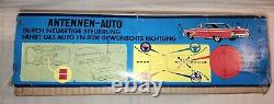 Rare Vintage Large 1960's Japan Nomura Toys TN Antennen Auto B/O Tin Car 15.5L