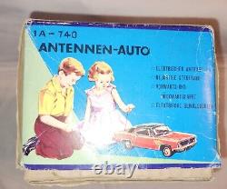 Rare Vintage Large 1960's Japan Nomura Toys TN Antennen Auto B/O Tin Car 15.5L